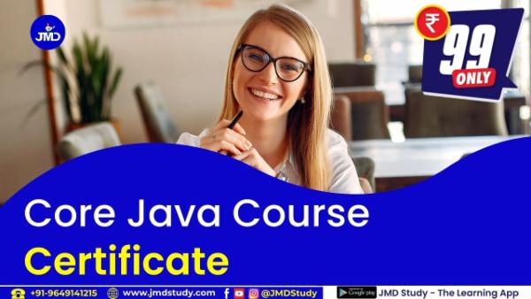 Core Java Certificate